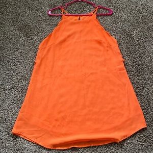 Orange summer dress